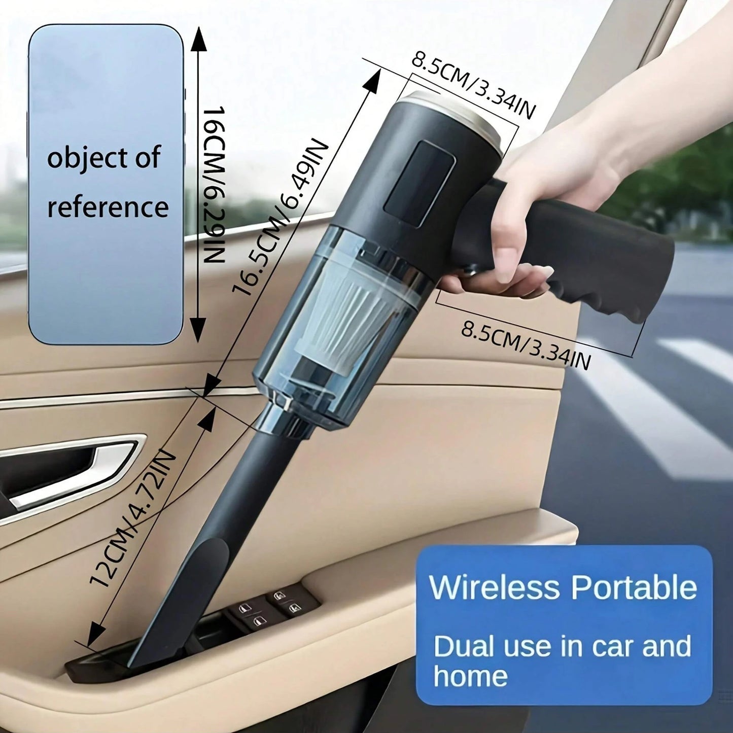 3-in-1 Suction & Blowing USB Vacuum Cleaner for Car & Home